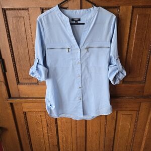 Express Light Blue Women's Top